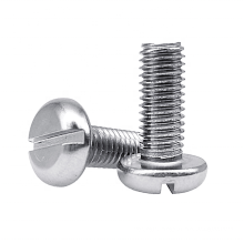 High quality flat head bolt slotted on head